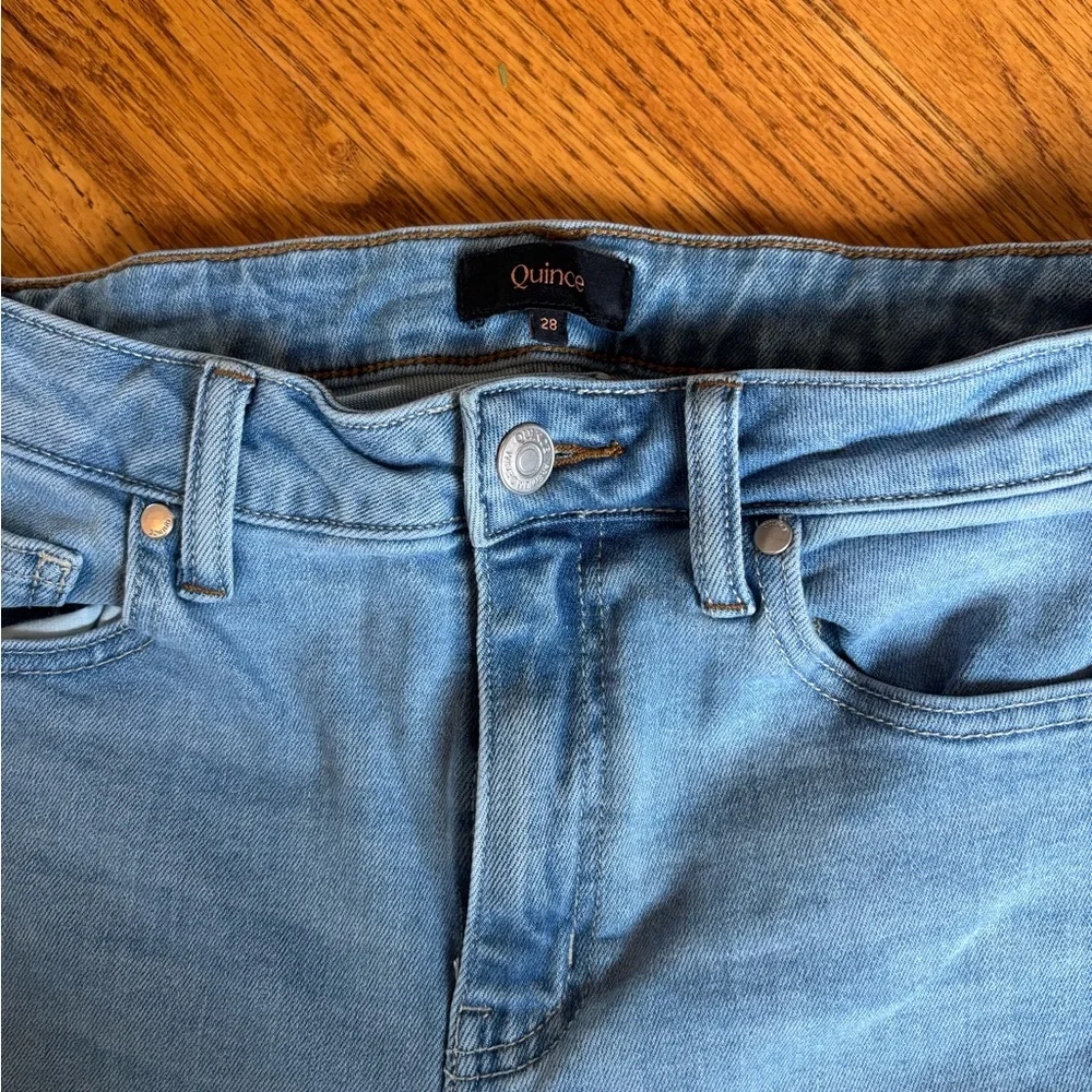 Quince Bella Stretch Wide Leg Jeans Size 28x34 - Picture 2 of 4